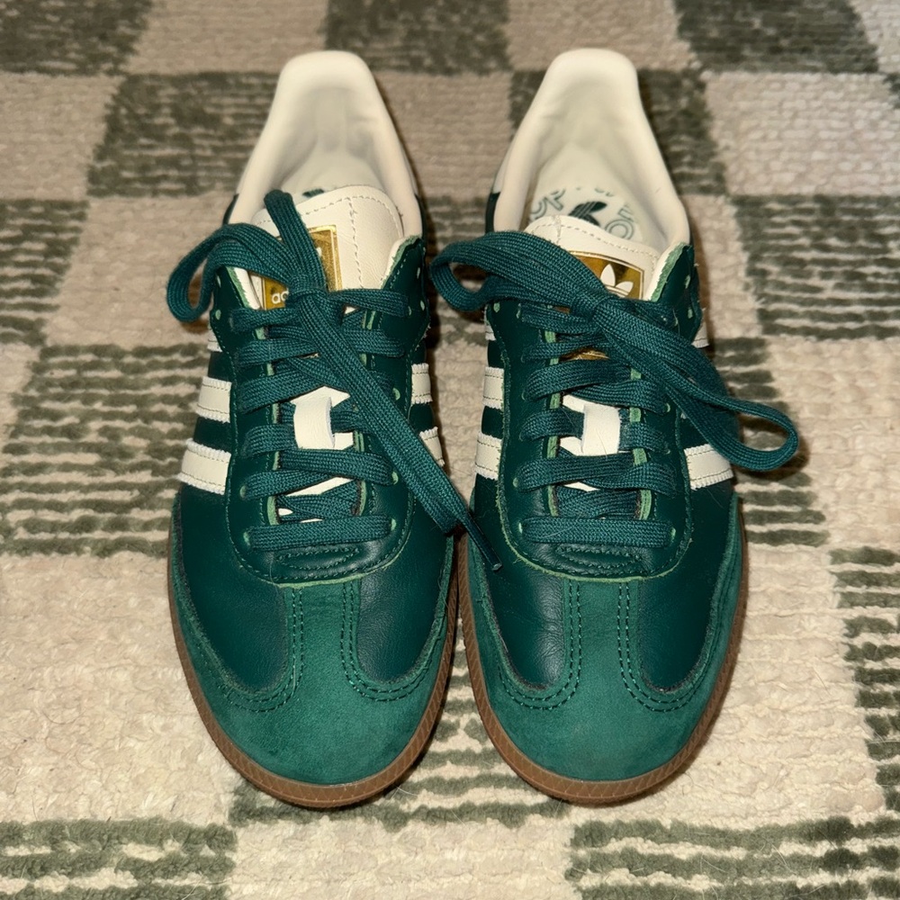 Adidas Samba dark green size 6.5
